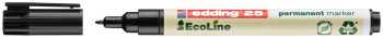 Edding 25 EcoLine Permanent Marker - Bullet Tip - Black
