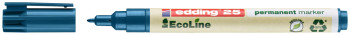 Edding 25 EcoLine Permanent Marker - Bullet Tip - Blue