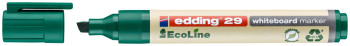 Edding 29 EcoLine Whiteboard Marker - Chisel Tip - Green