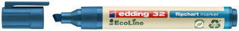 Edding 32 Ecoline Flipchart Marker - Chisel Tip - Blue