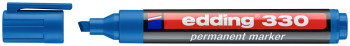 Edding 330 Permanent Marker - Chisel Tip - Light Blue