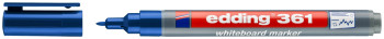 Edding 361 Whiteboard Marker - Bullet Tip - Fine - Blue