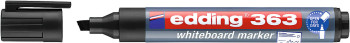 Edding 363 Whiteboard Marker - Chisel Tip - Medium - Black