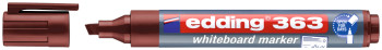 Edding 363 Whiteboard Marker - Chisel Tip - Medium -  Brown