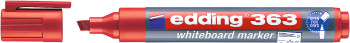 Edding 363 Whiteboard Marker - Chisel Tip - Medium -  Red