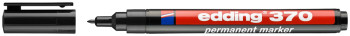 Edding 370 Permanent Marker - Bullet Tip - Fine - Black