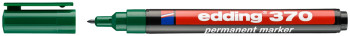 Edding 370 Permanent Marker - Bullet Tip - Fine - Green