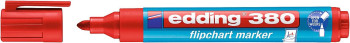 Edding 380 Flipchart Marker - Bullet Tip - Red