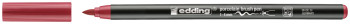 Edding 4200 Porcelain Brush Pen - Carmine Red