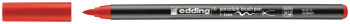 Edding 4200 Porcelain Brush Pen - Red