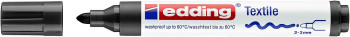 Edding 4500 Textile Marker - Medium - Black