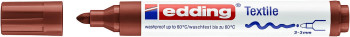 Edding 4500 Textile Marker - Medium - Brown