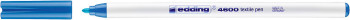 Edding 4600 Textile Pen - Fine - Light Blue