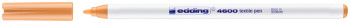 Edding 4600 Textile Pen - Fine - Light Orange