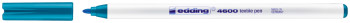 Edding 4600 Textile Pen - Fine - Orient Blue