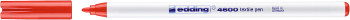 Edding 4600 Textile Pen - Fine - Red