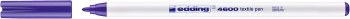 Edding 4600 Textile Pen - Fine - Violet