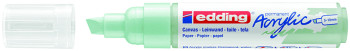 Edding 5000 Acrylic Paint Marker - Chisel Tip - Broad - Matte Mellow Mint