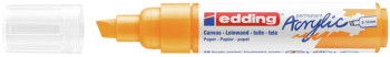 Edding 5000 Acrylic Paint Marker - Chisel Tip - Broad - Matte Sunny Yellow