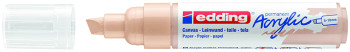 Edding 5000 Acrylic Paint Marker - Chisel Tip - Broad - Warm Beige
