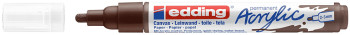 Edding 5100 Acrylic Paint Marker - Bullet Tip - Medium - Matte Chocolate Brown