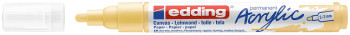 Edding 5100 Acrylic Paint Marker - Bullet Tip - Medium - Matte Pastel Yellow