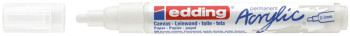 Edding 5100 Acrylic Paint Marker - Bullet Tip - Medium - Matte Traffic White