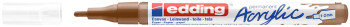 Edding 5300 Acrylic Paint Marker - Bullet Tip - Fine - Matte Hazel