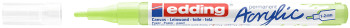 Edding 5300 Acrylic Paint Marker - Bullet Tip - Fine - Matte Pastel Mint