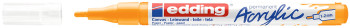 Edding 5300 Acrylic Paint Marker - Bullet Tip - Fine - Matte Sunny Yellow