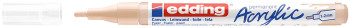 Edding 5300 Acrylic Paint Marker - Bullet Tip - Fine - Warm Beige