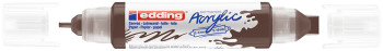 Edding 5400 Acrylic Paint Marker - Dual Tip - Matte Chocolate Brown