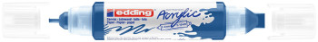 Edding 5400 Acrylic Paint Marker - Dual Tip - Matte Gentian Blue
