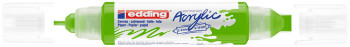Edding 5400 Acrylic Paint Marker - Dual Tip - Matte Yellow Green