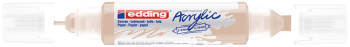 Edding 5400 Acrylic Paint Marker - Dual Tip - Warm Beige