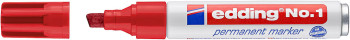 Edding No. 1 Permanent Marker - Red