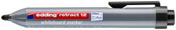 Edding Retract 12 Whiteboard Marker - Black