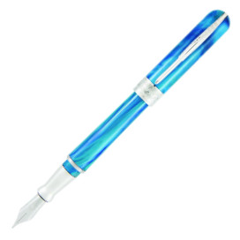 Pineider Avatar UR Fountain Pen - Abalone Green