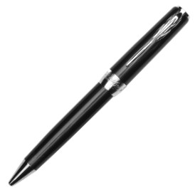Pineider Full Metal Jacket Ballpoint Pen - Midnight Black