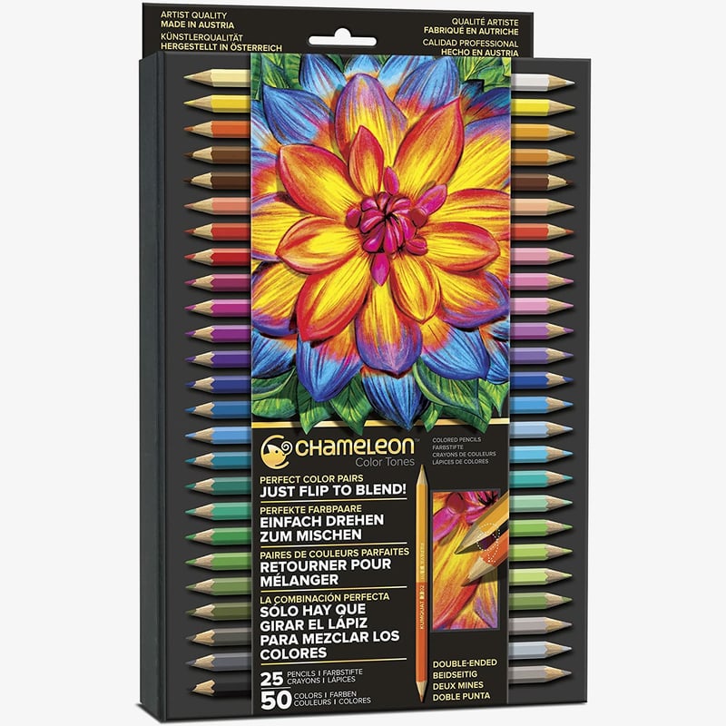Chameleon Pencils Chameleon 5 Pen Tops Cool Tones Set