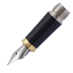Parker IM Black Gold Trim Nib - Stainless Steel