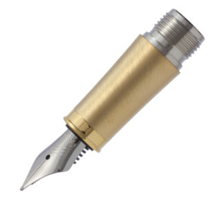 Parker IM Gold Trim Nib - Stainless Steel