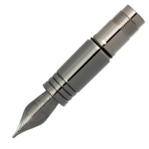 Parker Premier Ruthenium Trim Nib - Solid 18K Gold Ruthenium Plated