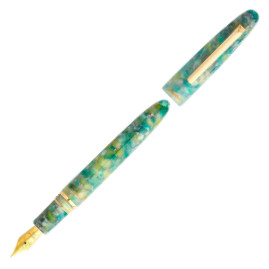 Esterbrook Estie Fountain Pen - Sea Glass Gold Trim