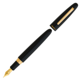 Esterbrook Estie Oversize Fountain Pen - Ebony Gold Trim