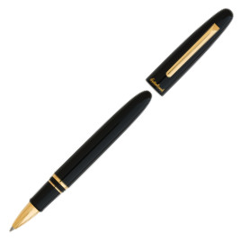 Esterbrook Estie Rollerball Pen - Ebony Gold Trim