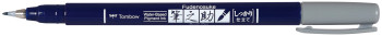Tombow Fudenosuke Hard Tip Brush Pen - Grey