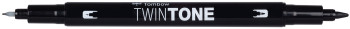 Tombow TwinTone Dual Tip Marker - Black