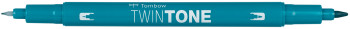 Tombow TwinTone Dual Tip Marker - Turquoise Blue