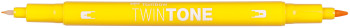 Tombow TwinTone Dual Tip Marker - Yellow